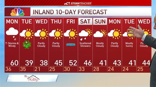 Morning forecast for March 16