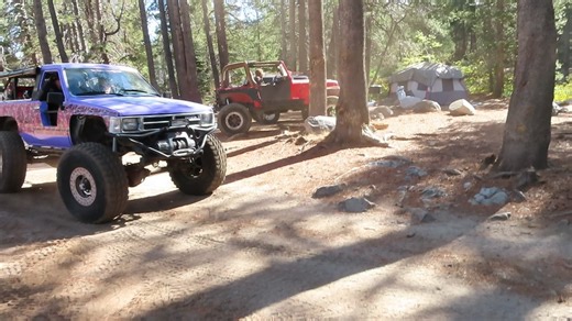 OHV 4x4 Off-roading on the Stanislaus National Forest