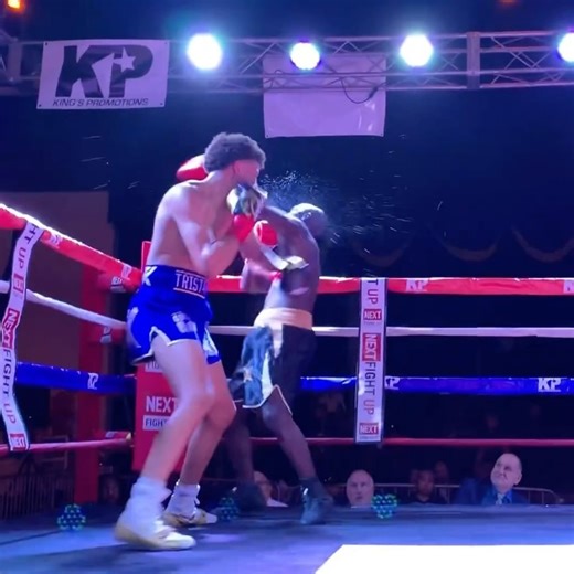 Throw back to getting knockout of the night @nextfightup | Tristan Kalkreuth