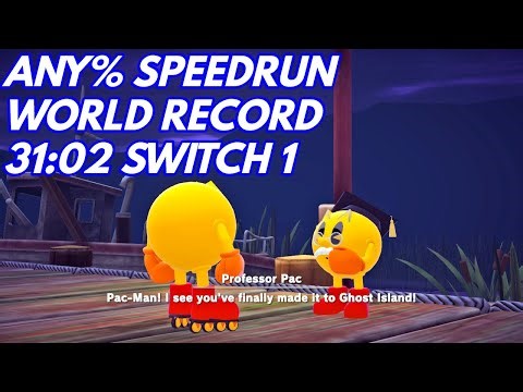 Pac-Man World 2 Re-PAC World Record Any% Speedrun in 31:02 - Switch 1