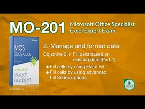 MO-201 MOSE - Excel Expert Exam practise | MOS Study Guide - Objective 2.1 Part II , Excel uzmanı ol