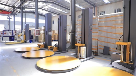 Industry Automatic  Stretch Wrapper Stretch Film Pallet Wrapping  Machine