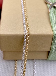 Double Cable Chain - Chain by the Foot - 14kt Gold Filled or Sterling Silver 1.8 Mm Round Cable - Unique Permanent Jewelry Chain - USA C17 - Etsy