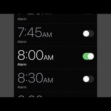 8 O'Clock Alarm