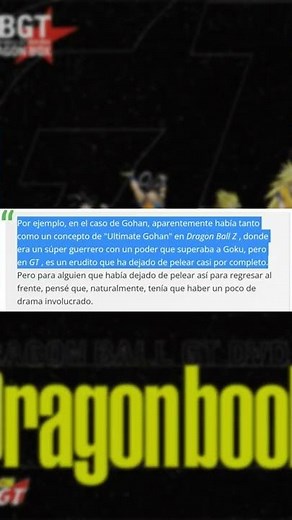 Gohan GT ¿El Gohan más PODEROSO? | Dragon Ball GT