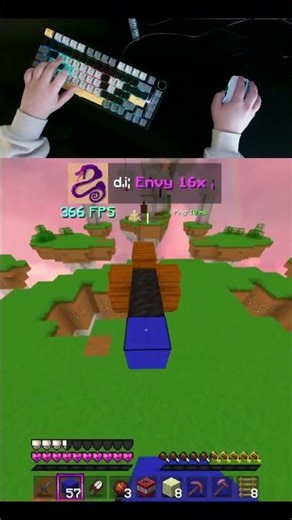 The BEST Bedwars Texture Pack = Envy 16x #minecraft #shorts #bedwars #pvp #phonk #trending