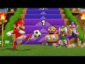 Mario Party 9 Step It Up Battle! Mario Vs Luigi Vs Wario Vs Waluigi (Hardest Difficulty)