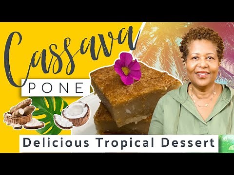 CHEWY COCONUT CASSAVA PONE🥥🥥| Incredible Caribbean Dessert!