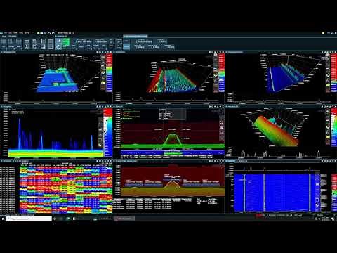 Aaronia SPECTRAN V6 Real-Time Spectrum Analyzer | Lots of 2D and 3D IQ & Spectrum Views