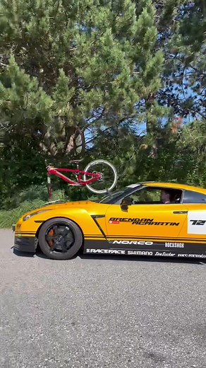 Bike Dare: Nissan GTR vs Mountain Bike Challenge