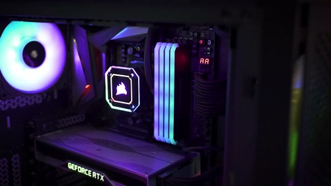 CORSAIR Vengeance RGB RS 16GB (2x8GB) DDR4 3600 (PC4-28800) C18 Desktop Memory