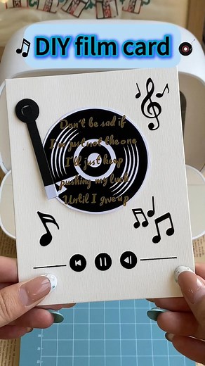 🎵✨ DIY Music Card — Let Your Feelings Play Out Loud ✨🎵 There’s something special about a card that doesn’t just say something… but sings it. 💌🎶 This DIY music-themed greeting card is the perfect way to send: ❤️ A heartfelt message 🎧 A playlist vibe 💿 Retro memories 🎵 Or simply a creative surprise Using your Likcut cutting machine, you can easily: ✔ Cut the vinyl turntable ✔ Add music icons & buttons ✔ Layer cardstock for a 3D effect ✔ Personalize with lyrics or quotes Whether it’s for a b
