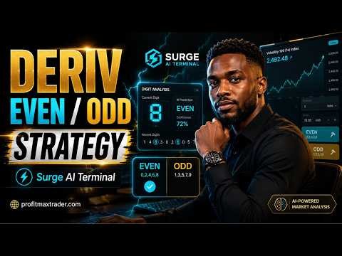 Deriv Even/Odd Strategy Test Using Surge AI Terminal ⚡ | Live Demo