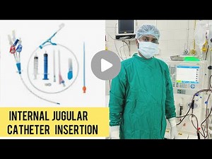 central line catheterisation | central line insert | how to do jugular catheter insertion