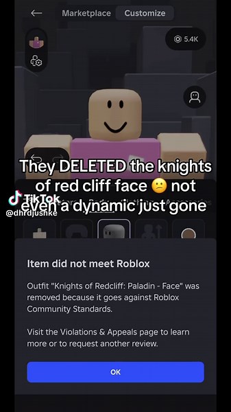 Roblox Knights of Red Cliff Face Deleted: A Sad Day