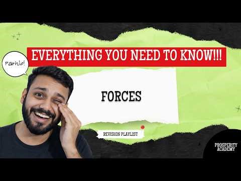 Forces - ALL CONCEPTS + EXAM TIPS!! | 9702 AS Physics