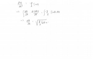 SOLVED:Find the equilibrium points of the following model of a simple pendulum: (d^2 θ)/(d t^2)=-(g)/(L) sinθ