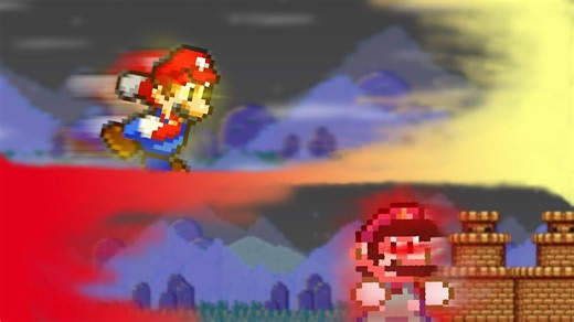 像素格斗 超级马里奥兄弟Z Mario vs 力量之星恶魔Mario (Part 1/3)