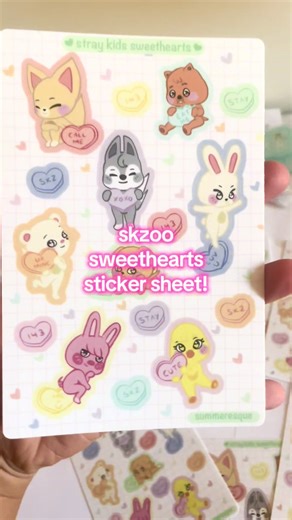 Introducing Skzoo Sweethearts Sticker Sheet