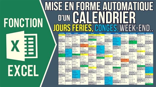 🔥 𝗧𝗼𝗻 𝗕𝗼𝗼𝘀𝘁 𝗘𝘅𝗰𝗲𝗹 𝗱𝘂 𝗺𝗲𝗿𝗰𝗿𝗲𝗱𝗶 : Crée un calendrier automatique dans Excel (congés, fériés, week-ends) 📅 👉 Tu veux un planning clair et automatique pour gérer les congés, les jours fériés et les week-ends ? Un calendrier qui s’actualise tout seul avec la date du jour mise en évidence ? 😵‍💫 Bonne nouvelle : Excel peut faire tout ça pour toi 💪 Dans cette vidéo, je te montre pas à pas comment créer un calendrier automatique : ➡️ Affichage des week-ends et jours fériés ➡️