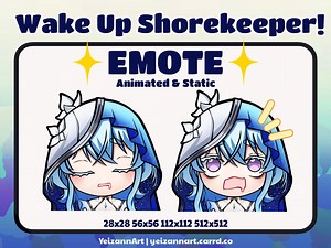 Wuthering Waves the Shorekeeper Animated and Static Emote, for Twitch, Discord, Youtube | Wuwa the Shorekeeper Emote, Wuwa Emotes - Etsy