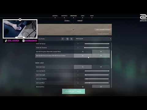 f0rsakeN New Crosshair Settings Valorant [UPDATED]