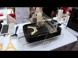 PancakeBot - Maker Faire Paris 2014 : crêpes imprimées en 3D