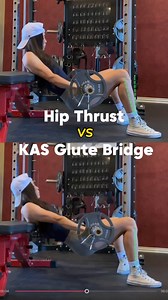 Kas glute bridge vs Hip thrust you know the difference #fitness #glutes #motivation #gym #viralreelschallenge #viralpost2024 #vlog #viralpost #viralvideoシ #viralreelsシ #foryouシ | Girl Gym