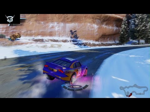Cars 3: Driven to Win - Radaitor Springs Wheel Well Loop Battle Race