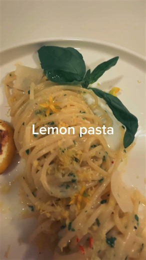 The Perfect Lemon Pasta | Simple & Elegant Recipe 🍋 #lemon #pasta