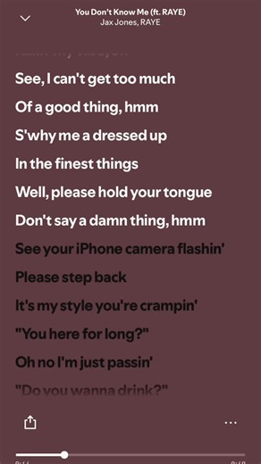You Don’t know me 🎧 #music #lyrics #lyricsvideo #fyp #foryoupage #viral #trending #aesthetic #lyricsedit #songlyrics #newmusic #vibes #spotify #xyzbca #mood