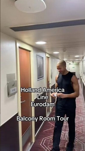 Holland America Line Eurodam Balcony Room Tour! #hollandamericaline #cruiseship #cruiselife #cruise