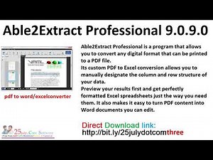 Able2Extract Professional 9 0 9 0