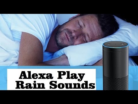 How to Play Relaxation Sounds ALL NIGHT Alexa Amazon Device (Continuously Loop Sleep Rain Ocean)