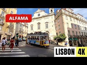 LISBON, PORTUGAL 🇵🇹 [4K] Alfama — Walking Tour