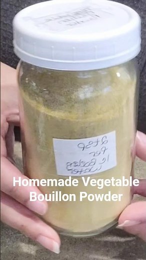 Making Vegetable Bouillon Powder From Scratch Today #makeyourown