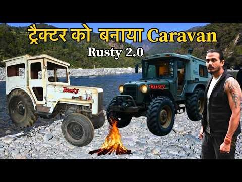 Tractor Convert in Caravan | Rusty 2.0 | campervan