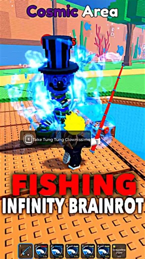 FISHING INFINITY BRAINROTS #roblox #escapetsunamiforbrainrots