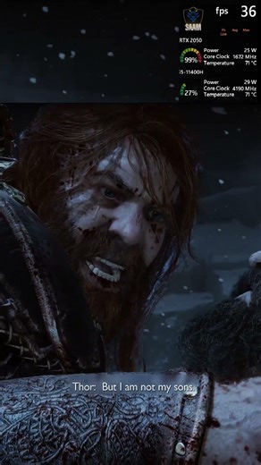 God of War Ragnarök on RTX 2050: Optimal Settings + Long gameplay