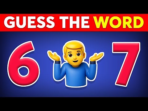 Guess the WORD by Emoji? 🤔❓✅ Emoji Quiz Challenge 2026