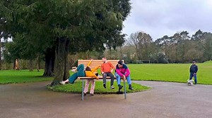 Using improvised movement, The Bench is simple yet captivating and...