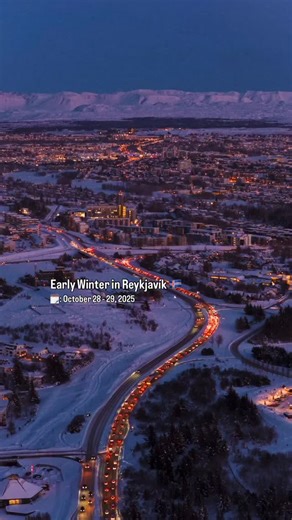 495K views · 27K reactions | More shots from Reykjavík’s October snow...