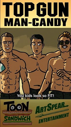Tickets to the Top Gun show - TOON SANDWICH #funny #topgun #tomcruise #parody #animation #comedy