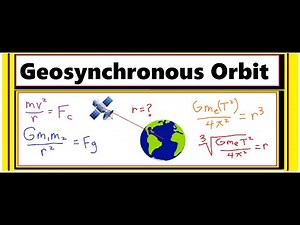 Geosynchronous Orbit Problem (Height from the Earth?)
