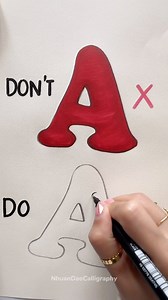2.4M views · 12K reactions | Don’t vs Do | Letter A . . . FREE Gift...