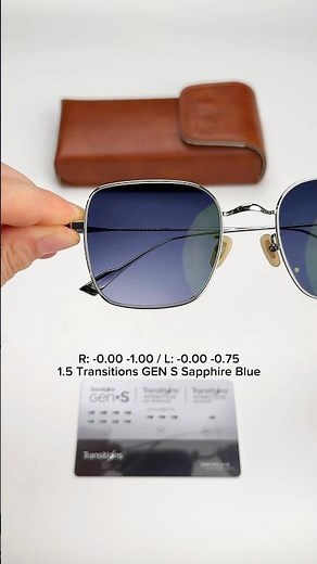 Transitions GEN S Sapphire Blue Color 💙