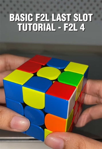 EASY Basic Standard F2L Algorithm Tutorial