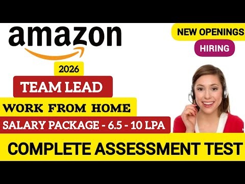 Amazon Team Lead | Hiring | Permanent | 2026