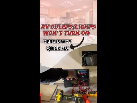 RV Light or Outlets Won't Turn On | Here is why!