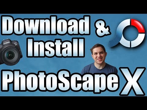 How To Download & Install PhotoScape X!